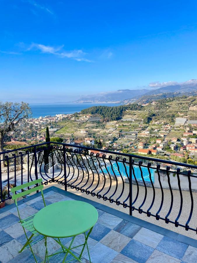 Villa Gaia - Luxury Villa, Pool & Wellness Rooms Bordighera Kültér fotó